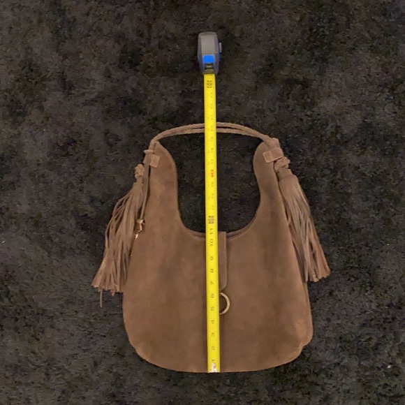 Boho 100% leather (suede) handbag - Picture 7 of 8